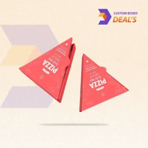 Stackable custom pizza slice boxes with vent holes for steam control