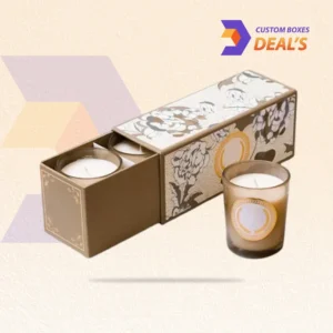 Elegant custom candle gift boxes wholesale rates