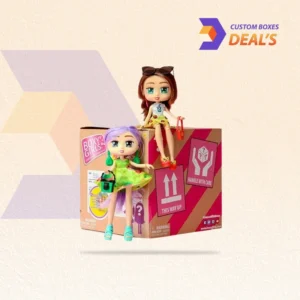 Custom printed cardboard boxes for doll delivery