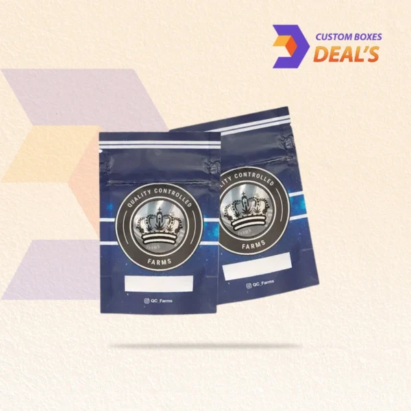 Custom child resistant bags with logo printing