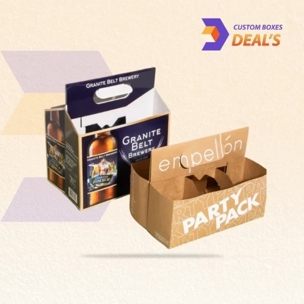 Sustainable custom craft beverage boxes for premium drink presentation