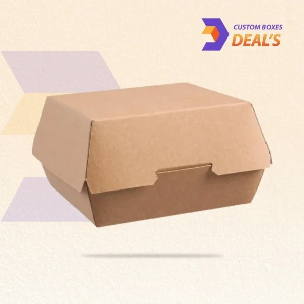 Custom design Kraft food boxes for eco-friendly takeaway packaging