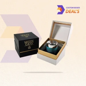 Custom flip perfume boxes with magnetic closure