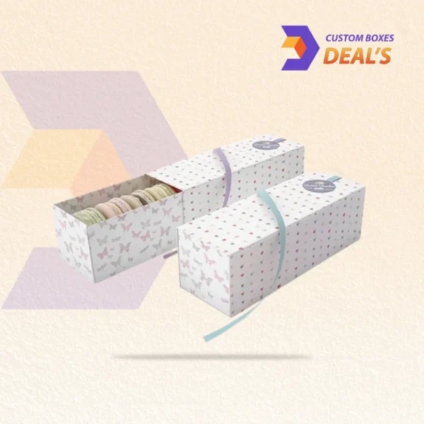 Custom food grade macaron box for safe dessert packaging
