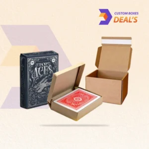 Custom printed playing card boxes with logo