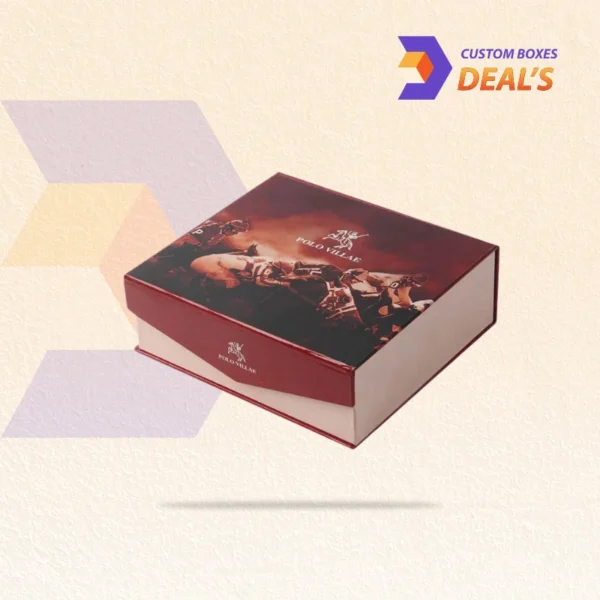 Stylish custom printed magnetic closure boxes for gifts and accessories