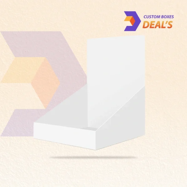 Custom white display boxes with logo at wholesale rates