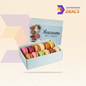 Decorative luxury macaron boxes with high-end finish