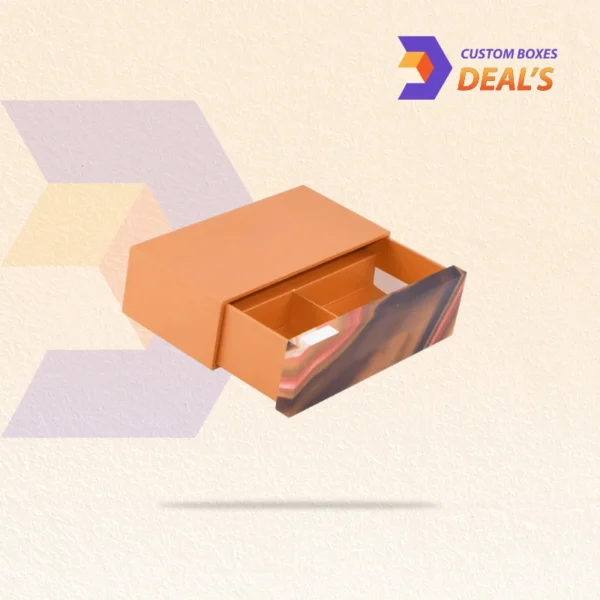 Durable rigid slide boxes for electronics, jewelry, and gifts