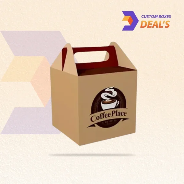 Eco-friendly custom food gable boxes with logo