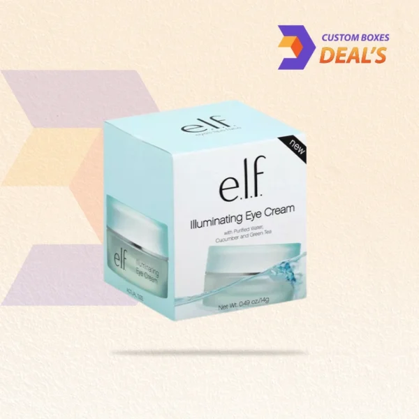 Eco-friendly kraft eye cream boxes for cosmetic products