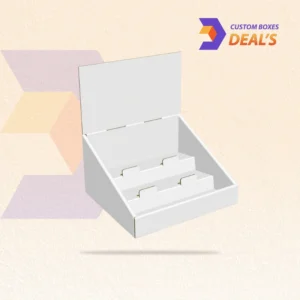Eco-friendly white product display packaging