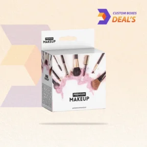 Elegant custom makeup boxes with logo for cosmetics packaging