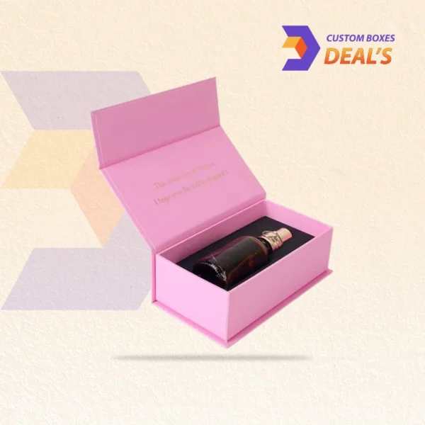 Elegant perfume boxes with custom die-cut inserts