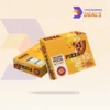 Flat-style custom frozen pizza packaging box for easy stacking