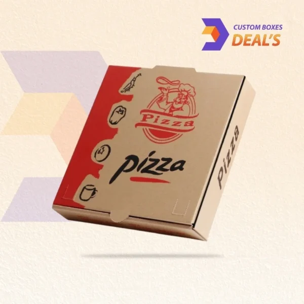 High-Quality Custom Pizza Boxes with Crooked Design
