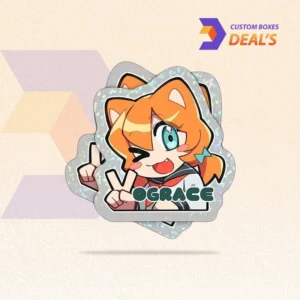 High-quality custom glitter stickers for crafts