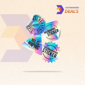 Glossy finish logo stickers wholesale