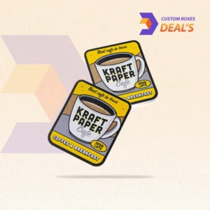 Recyclable kraft label stickers for branding