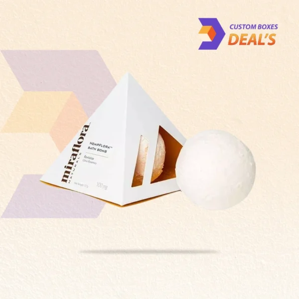 Luxury custom CBD bath bomb packaging boxes