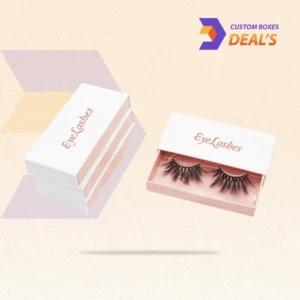 Luxury magnetic closure eyelash packaging boxes