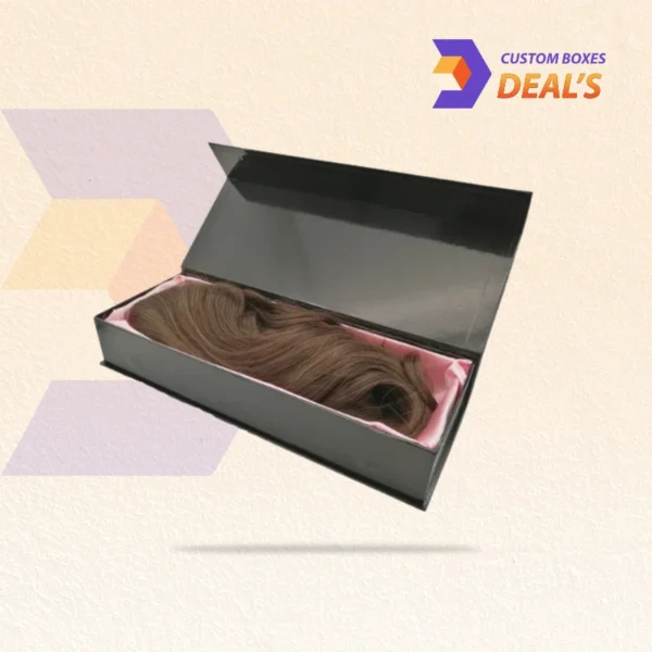 Personalized rigid boxes for premium hair extensions