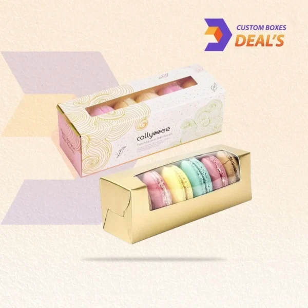 Premium packaging for assorted French macarons