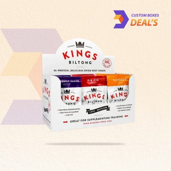 Custom retail counter display boxes with inserts