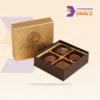 Rigid custom design chocolate gift boxes for retail and special events