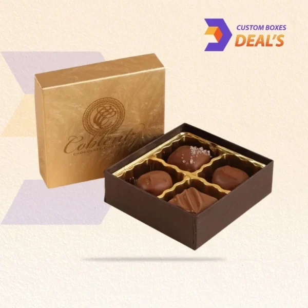 Rigid custom design chocolate gift boxes for retail and special events