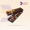 Rigid custom luxury chocolate boxes for gift and retail packaging