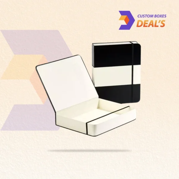 Stylish custom printed booklet rigid boxes for gifts and accessories
