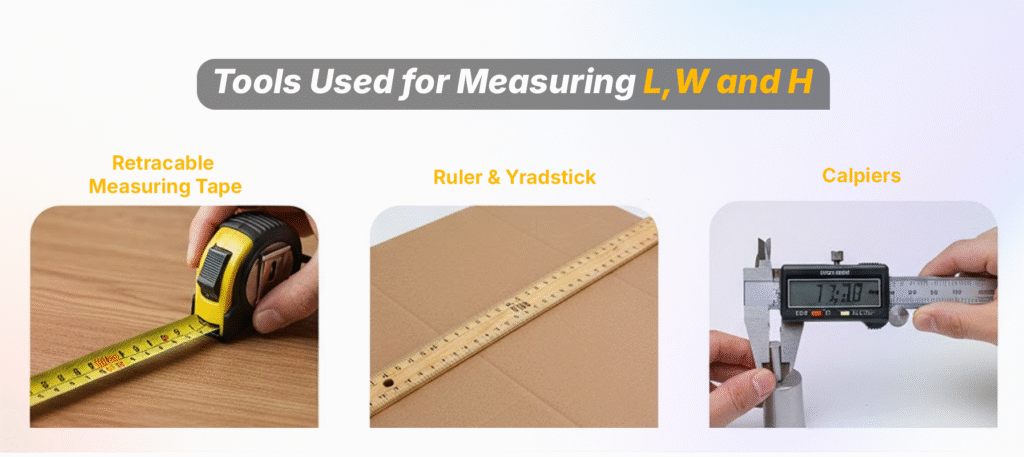 Tools Used for Measuring Length, Width, and Height
