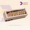 cookie gift packaging box with see-through window top