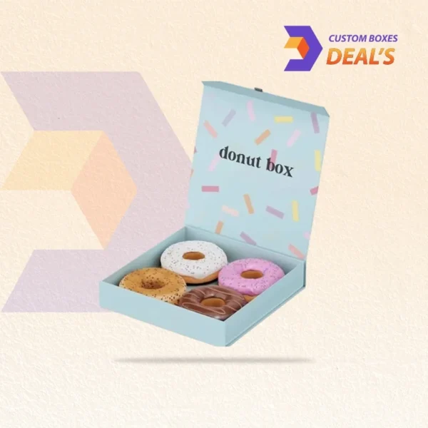 pink donut gift box used for birthdays and sweet gifts