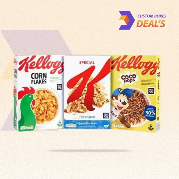compact cereal box packaging for retail and trial packs