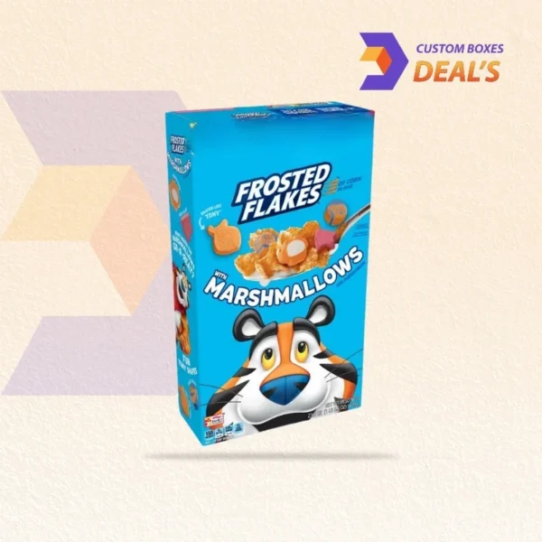 cartoon tiger cereal box placed next to breakfast bowl