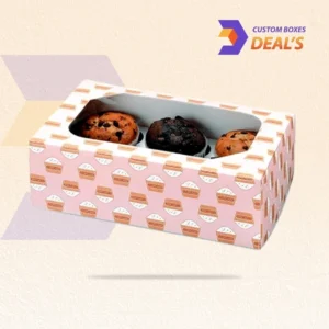 bakery muffin boxes with custom printing for branding