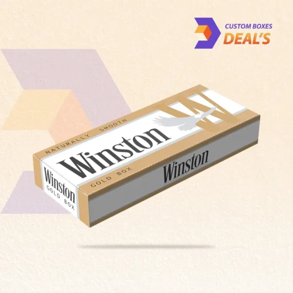 empty cigarette carton boxes prepared for shipment