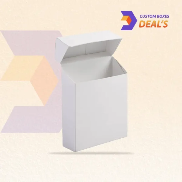 empty flip top cigarette box showing clean front panel