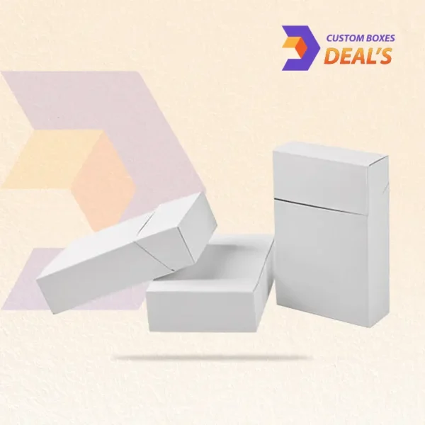 empty flip top cigarette box showing clean front panel