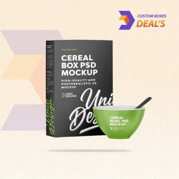 retro themed cereal boxes arranged on retail display shelf