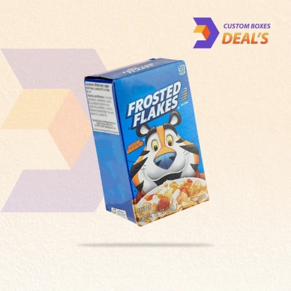 fun tiger themed cereal packaging designed for children