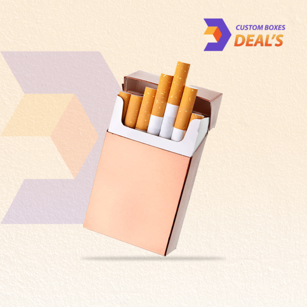 stacked blank cigarette boxes prepared for wholesale supply