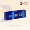 bright blue cigarette box packaging designed for retail appeal
