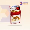 camel style cigarette box packaging with classic desert theme