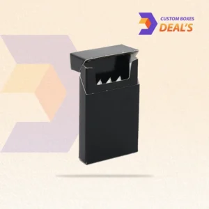 custom printed black cigarette boxes for high-end packaging