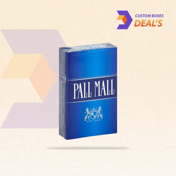 custom printed blue cigarette boxes for branding and retail