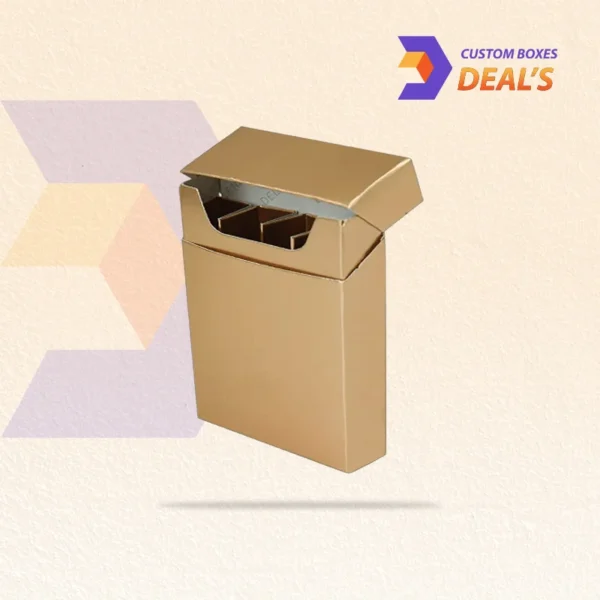 empty cigarette boxes prepared for custom branding and printing