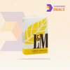 matte finish yellow cigarette box with premium design